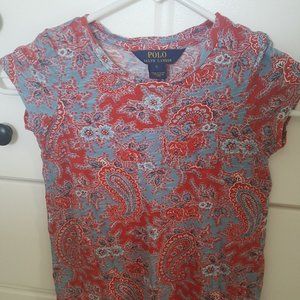 Ralph Lauren Girls' Paisley Dress